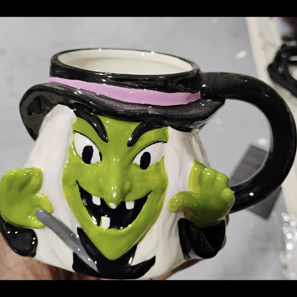 Green Witch Ceramic Mug